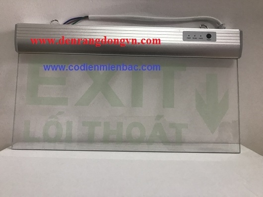 ĐÈN EXIT 1 MẶT MI CA MARKET  13 - D CD01-1 - RẠNG ĐÔNG